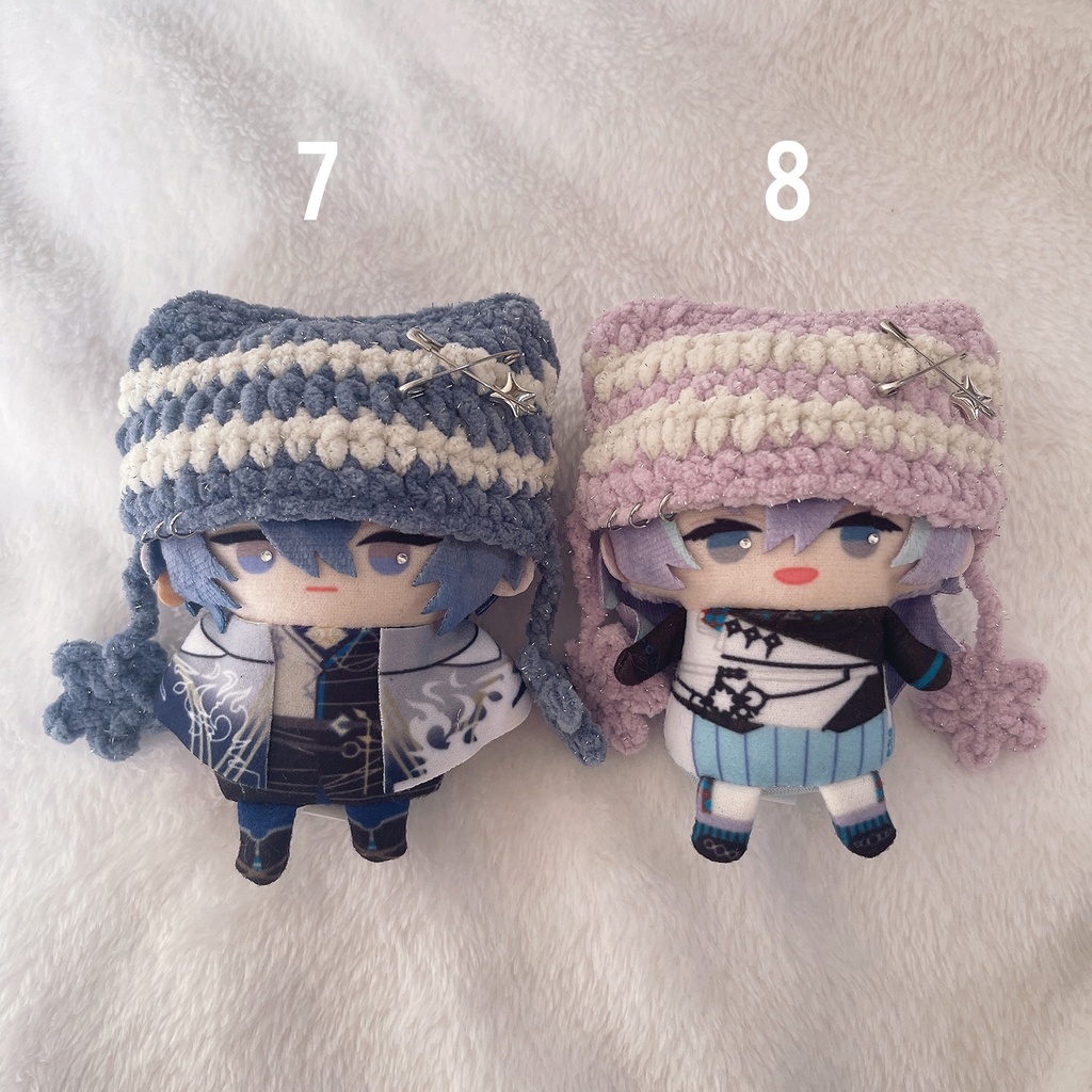 ぬい服 10cm ニット帽 𓂃🥛 Milky Hat Series