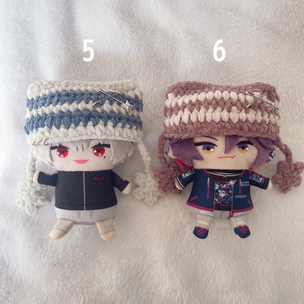 ぬい服 10cm ニット帽 𓂃🥛 Milky Hat Series