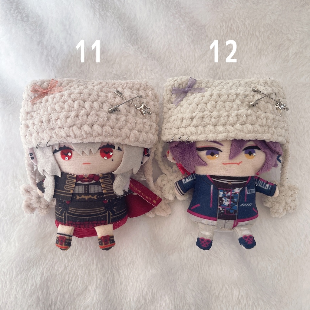ぬい服 10cm ニット帽 𓂃🥛 Milky Hat Series
