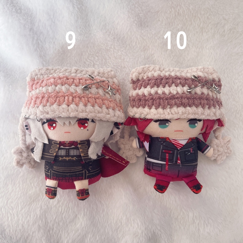 ぬい服 10cm ニット帽 𓂃🥛 Milky Hat Series