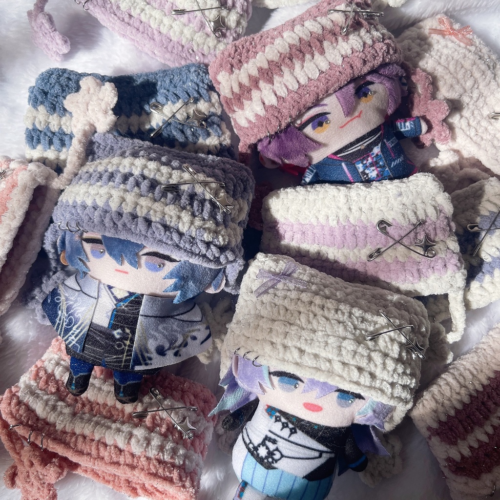 ぬい服 10cm ニット帽 𓂃🥛 Milky Hat Series