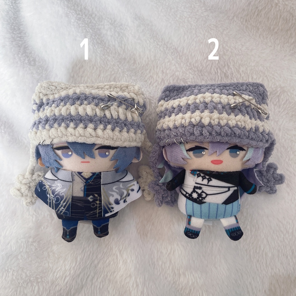 ぬい服 10cm ニット帽 𓂃🥛 Milky Hat Series