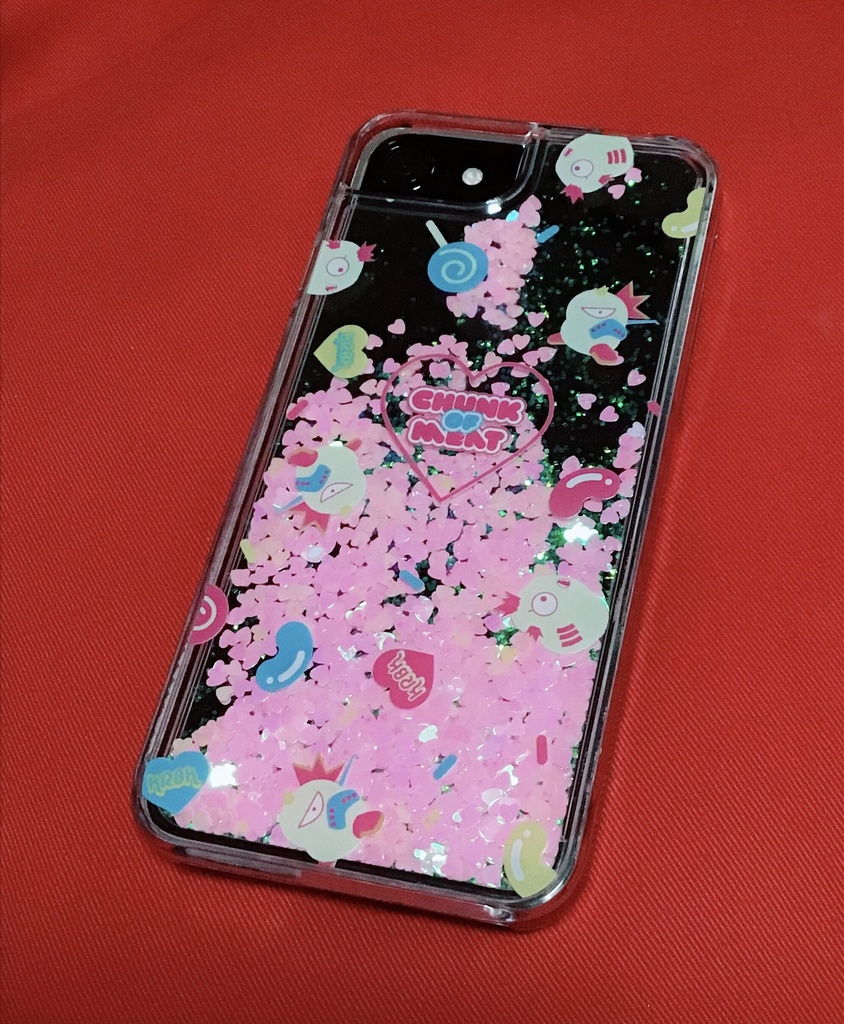 肉塊グリッターケース