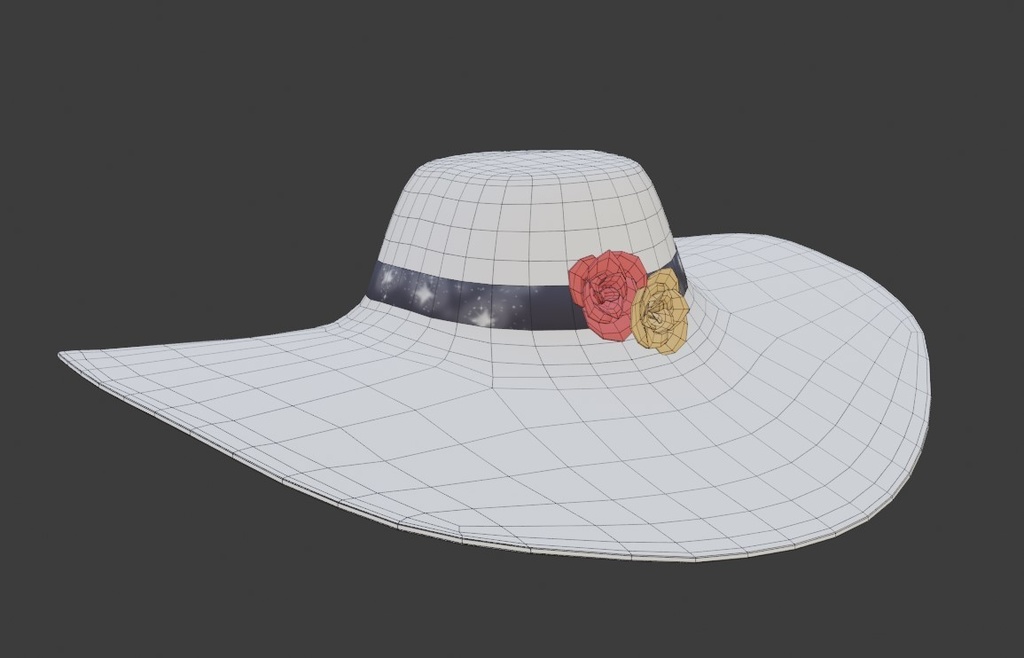 バラの帽子