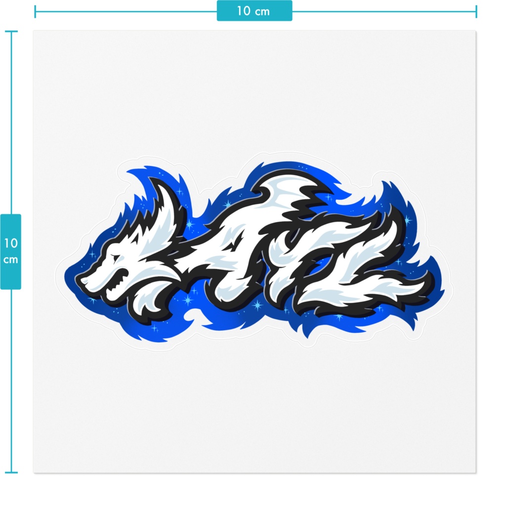 狼月鬼レイル 2周年記念グッズ LAYLステッカー