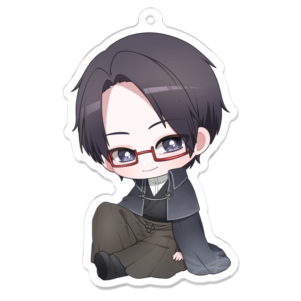 【アクリルキーホルダー】デフォルメ一宮史名(男性ver.)【コーティングあり】
