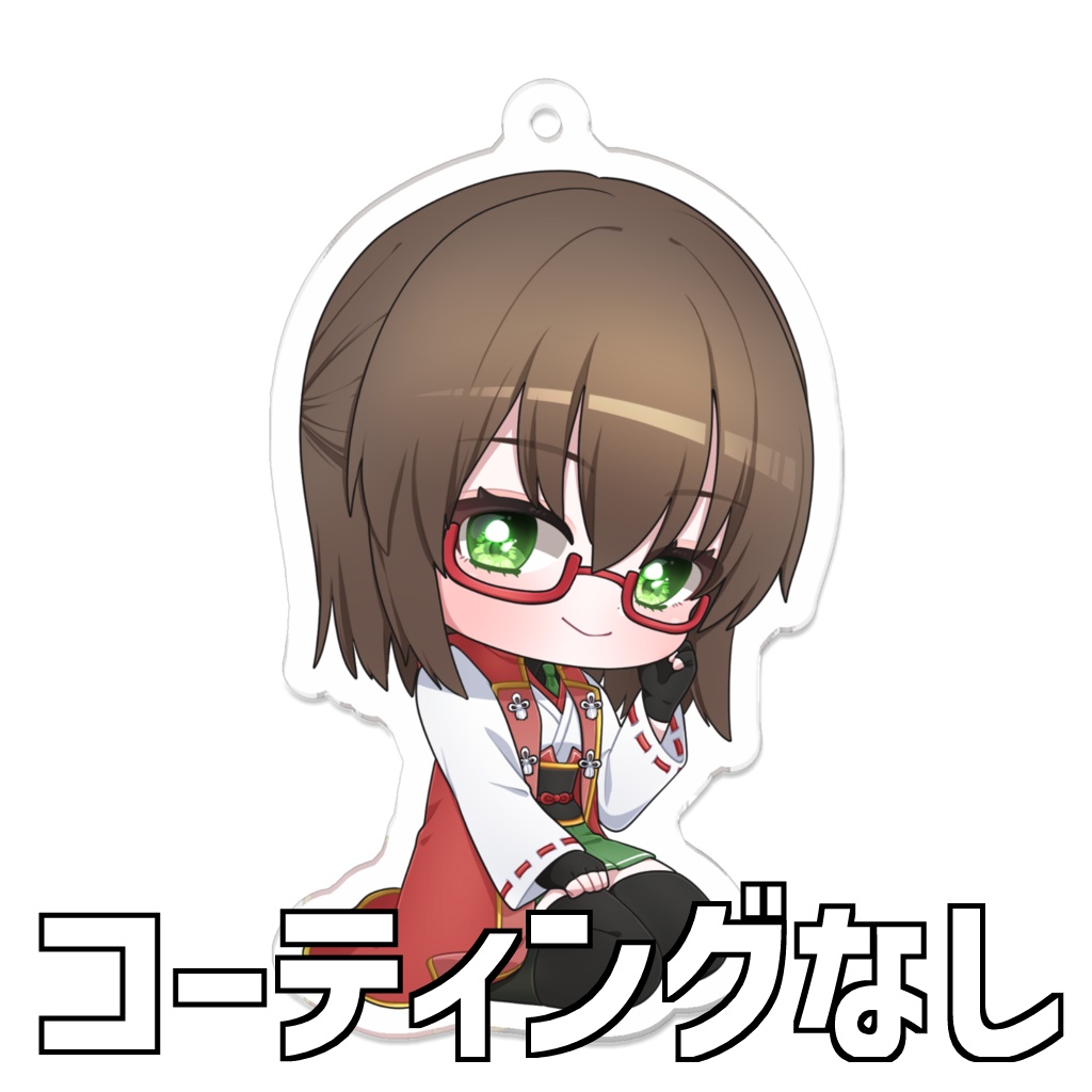 【アクリルキーホルダー】デフォルメ一宮史名(女性ver.)【コーティングなし】