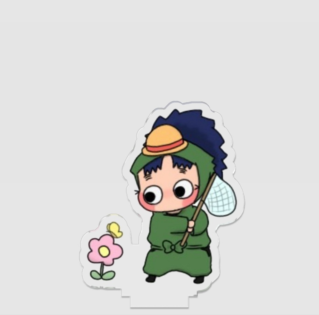 ちっこいアクリルスタンド はんたーちいこへ お花ありバージョン