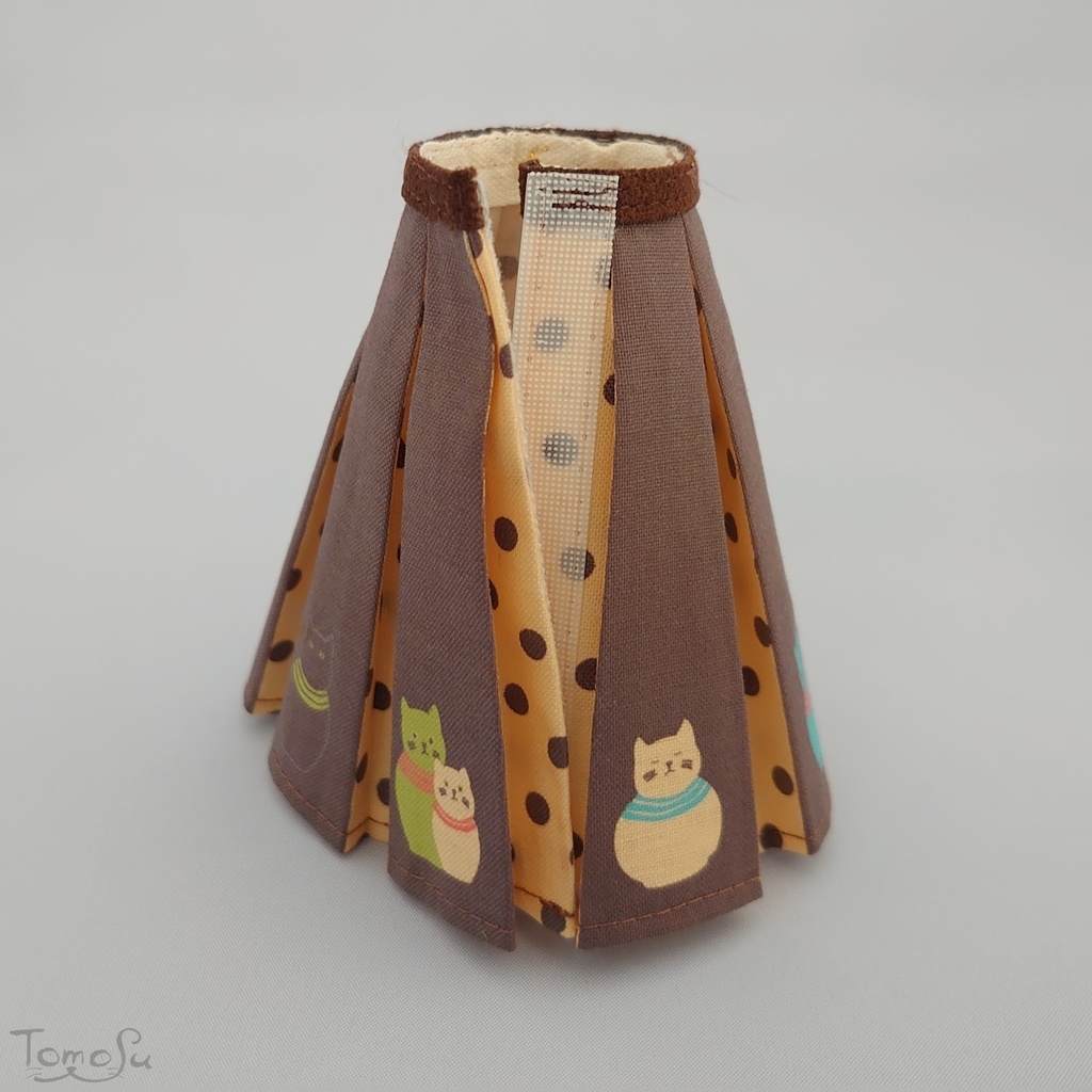 22‐27㎝サイズにゃるまボックスプリーツスカート<レギュラーサイズ>