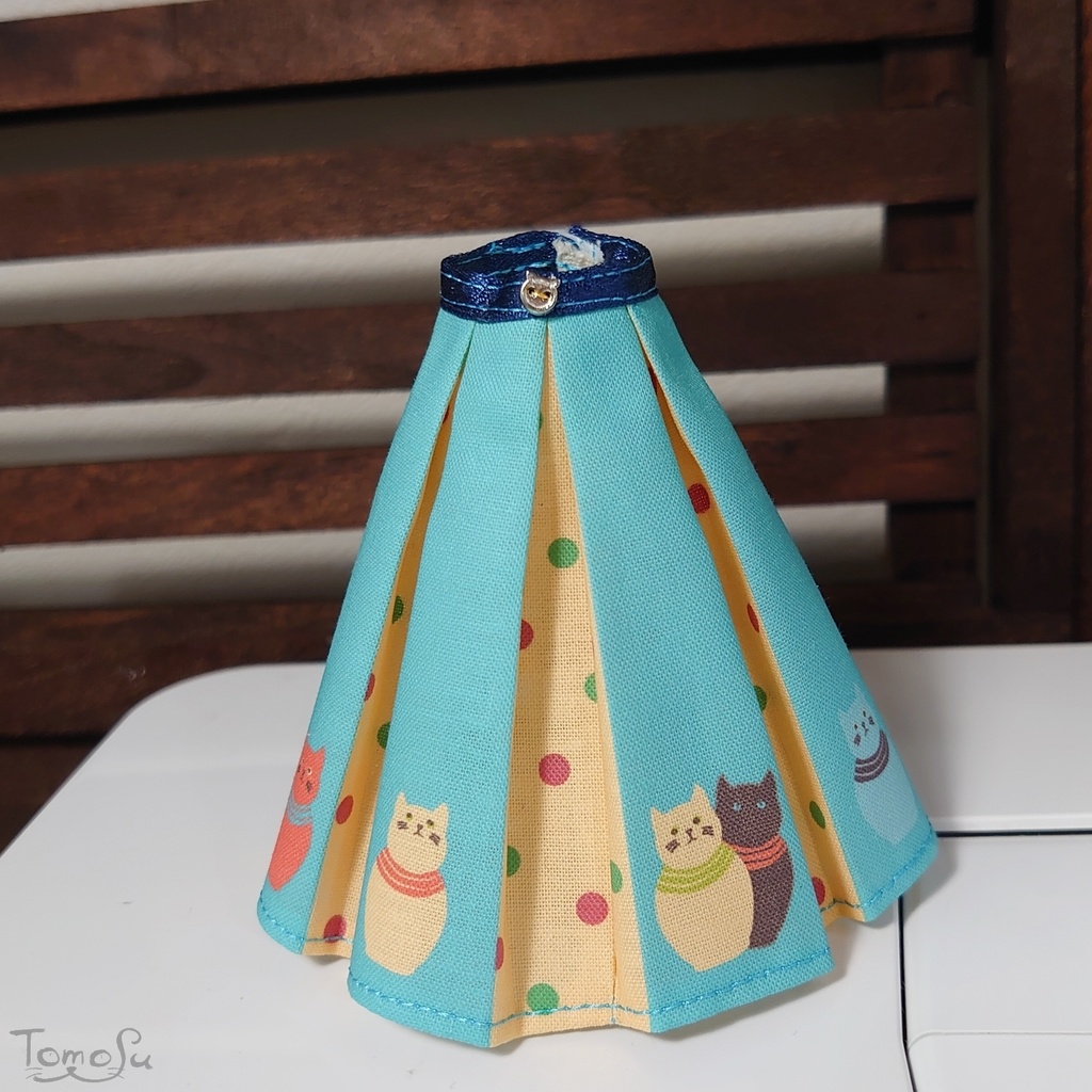 22‐27㎝サイズにゃるまボックスプリーツスカート<レギュラーサイズ>