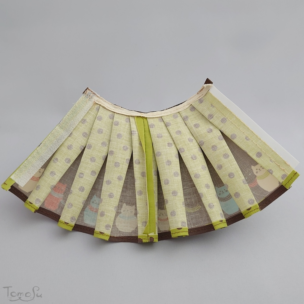 22‐27㎝サイズにゃるまボックスプリーツスカート<レギュラーサイズ>