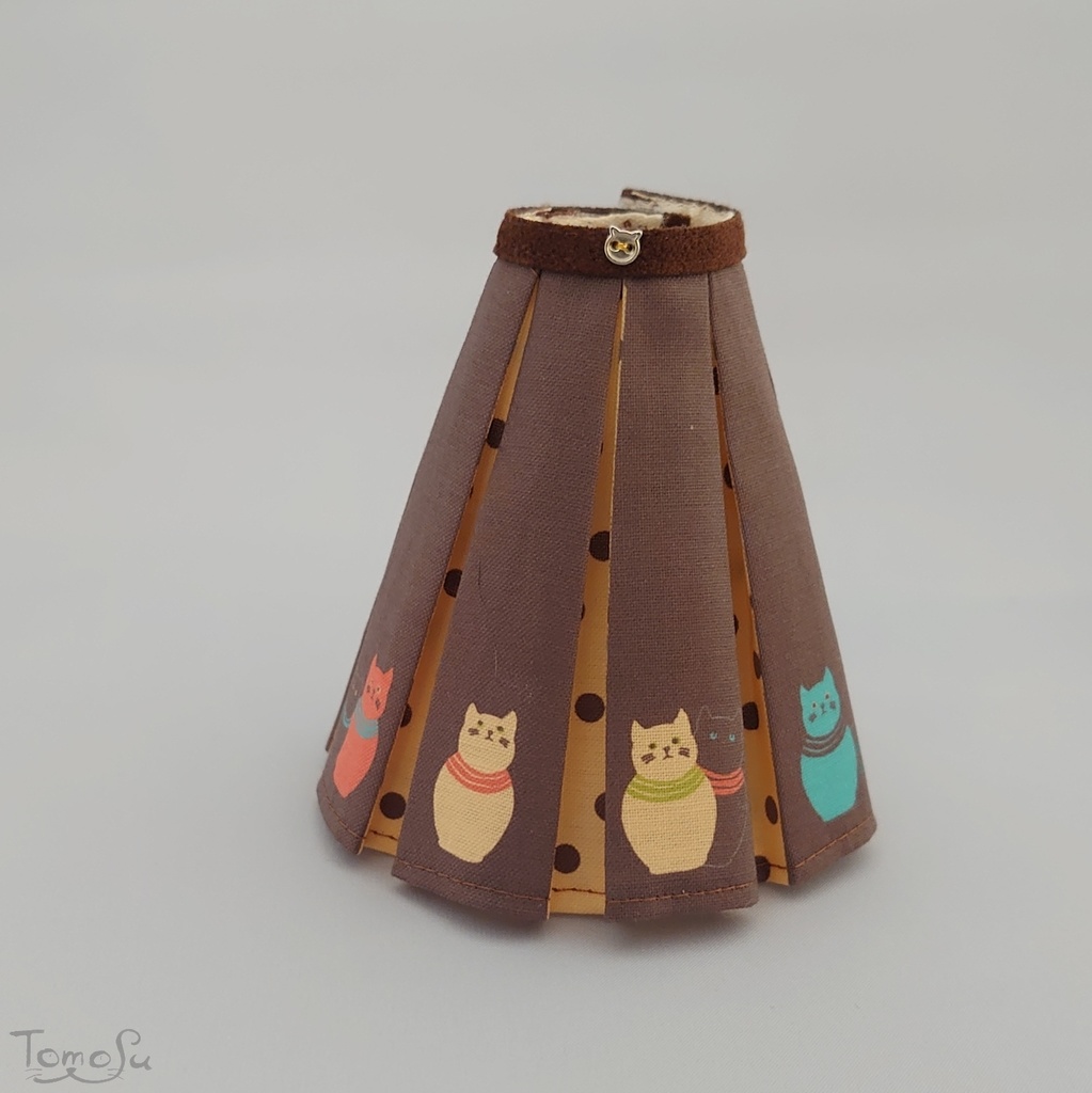 22‐27㎝サイズにゃるまボックスプリーツスカート<レギュラーサイズ>