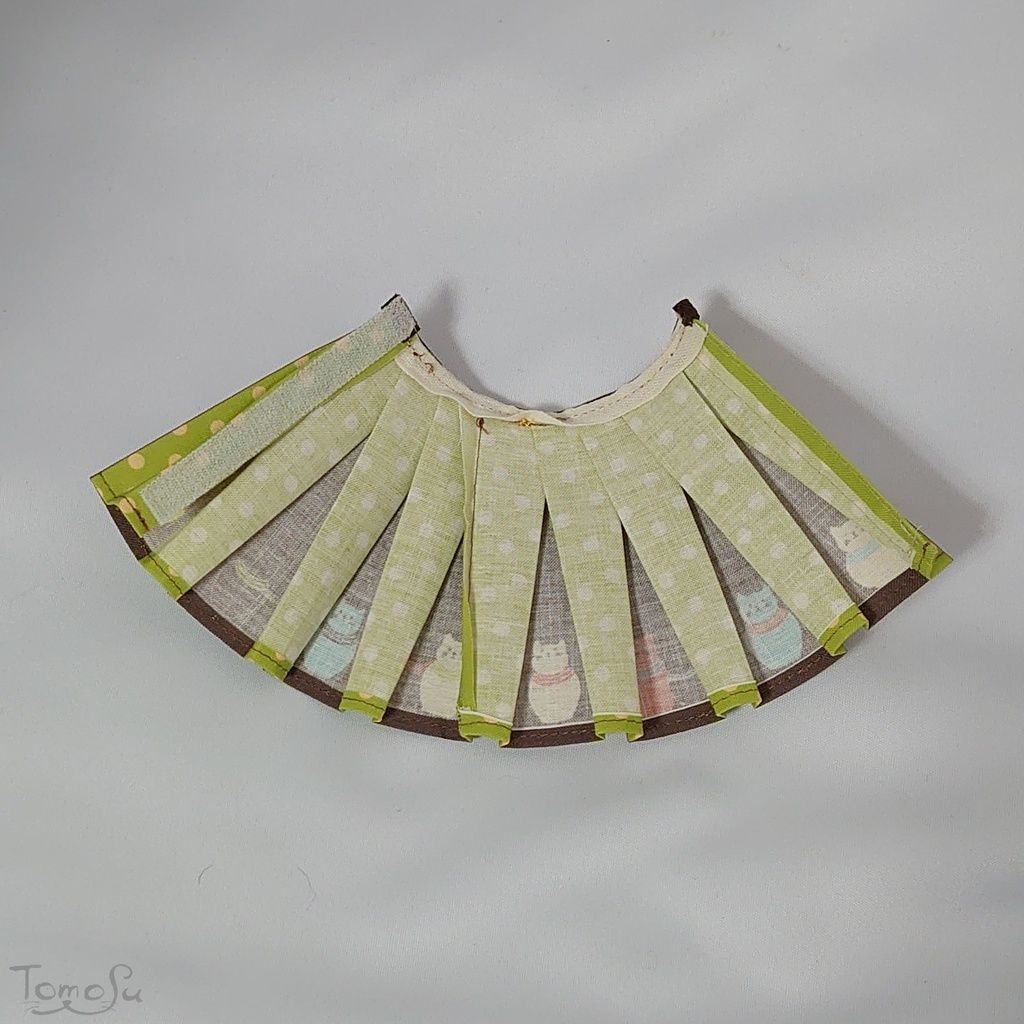 22‐27㎝サイズにゃるまボックスプリーツスカート<レギュラーサイズ>