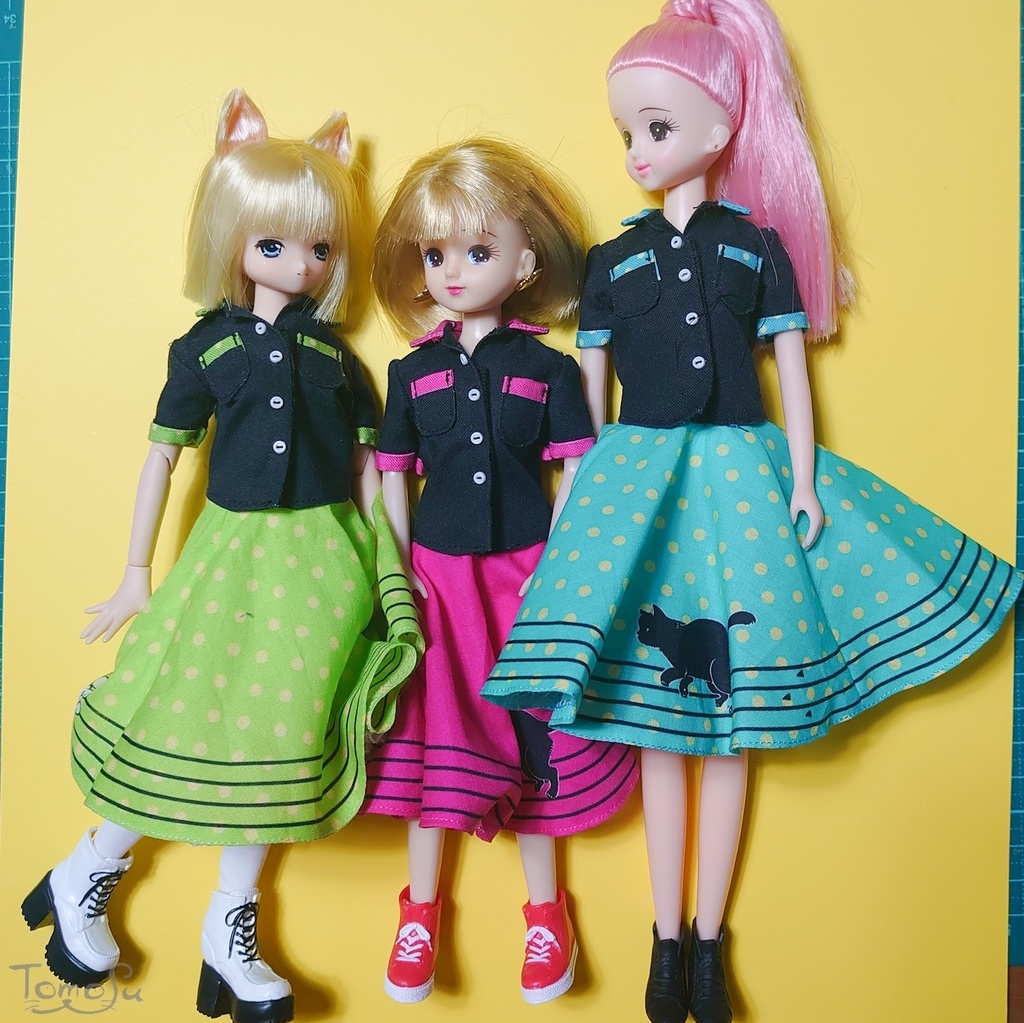 1/6レディースボウリングシャツ