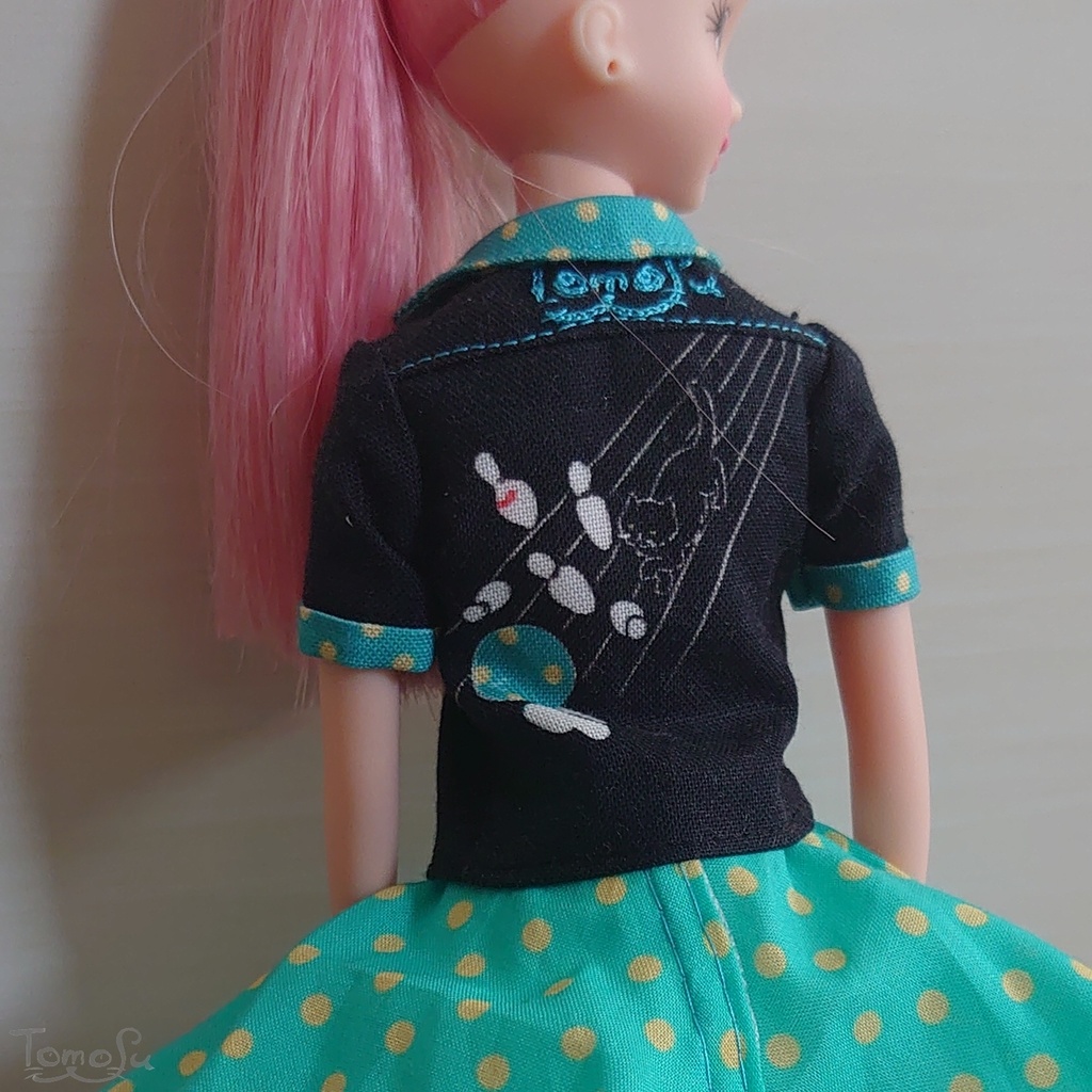 1/6レディースボウリングシャツ