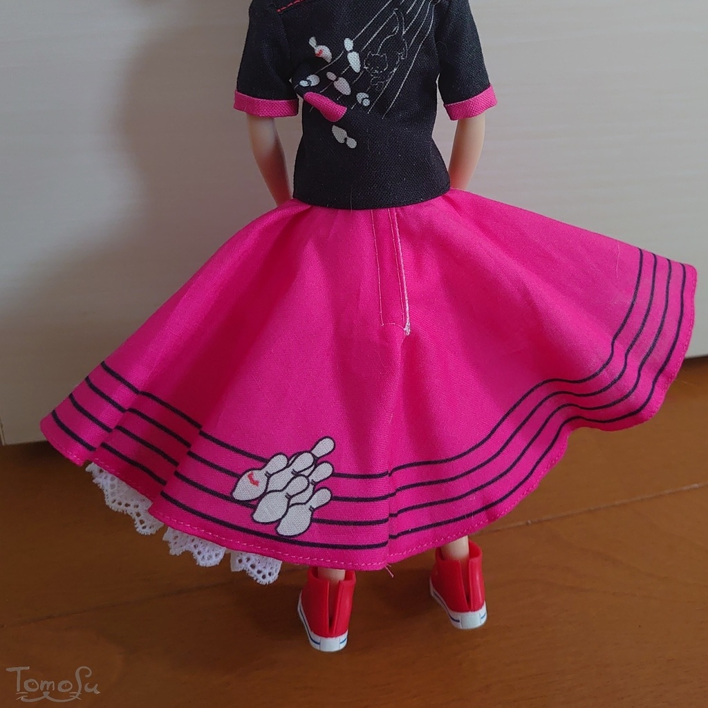 1/6サイズボウリングねこサーキュラースカート