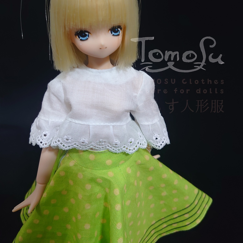 20～27ｃｍ向けペプラムブラウス