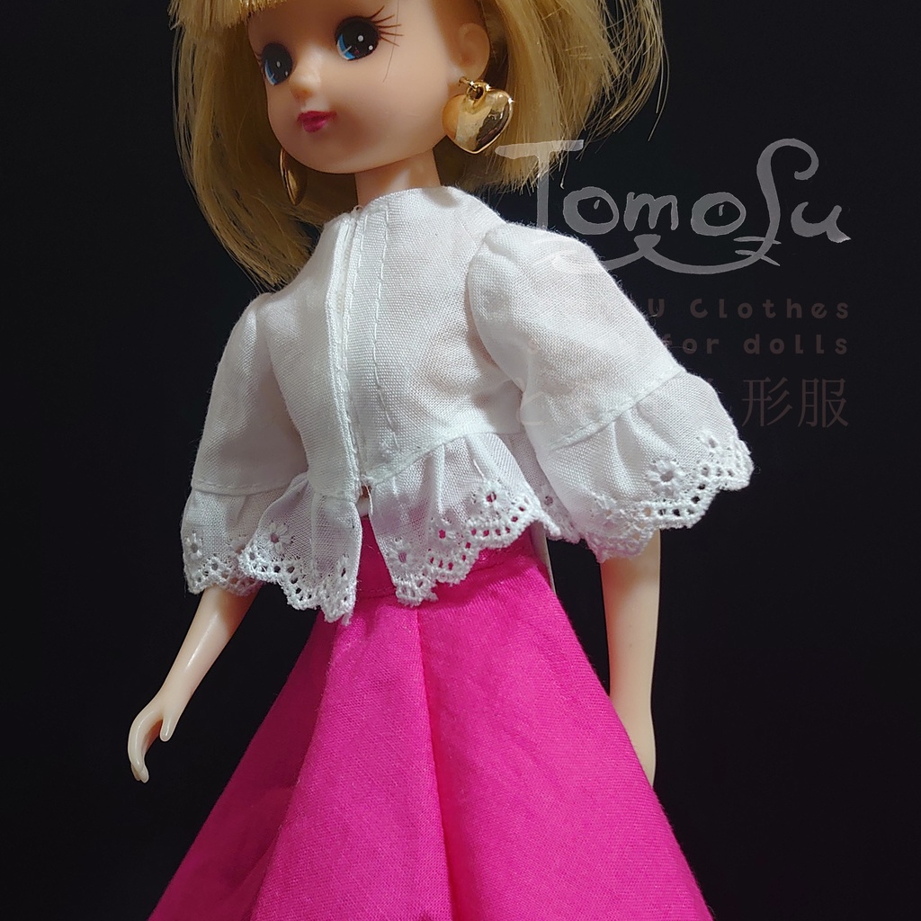 20～27ｃｍ向けペプラムブラウス