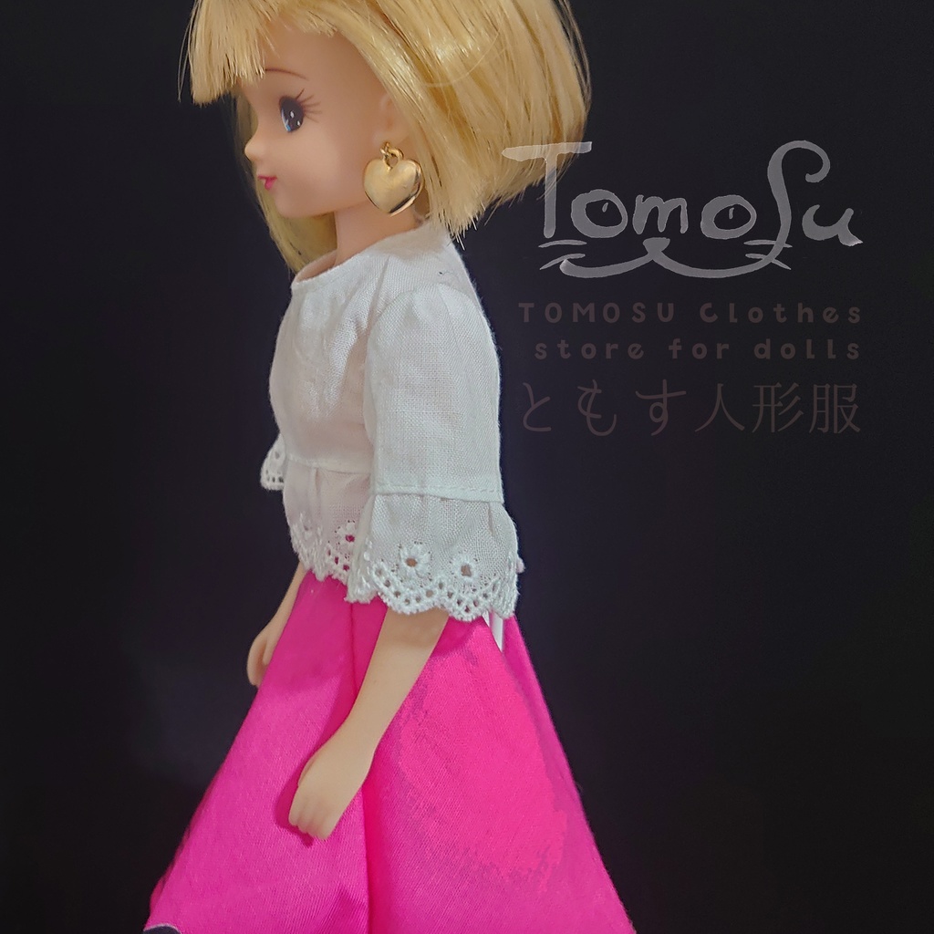 20～27ｃｍ向けペプラムブラウス