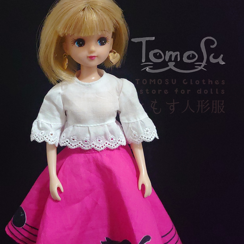 20～27ｃｍ向けペプラムブラウス