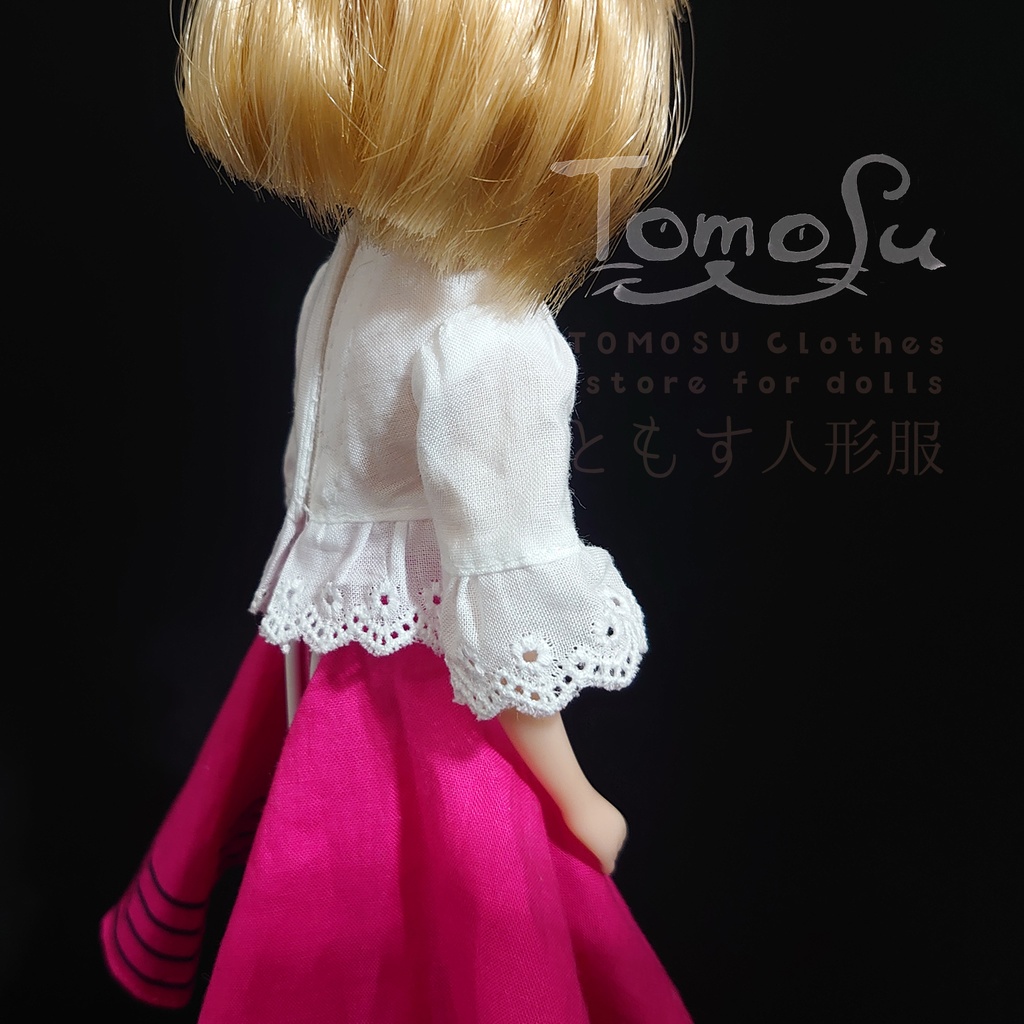 20～27ｃｍ向けペプラムブラウス