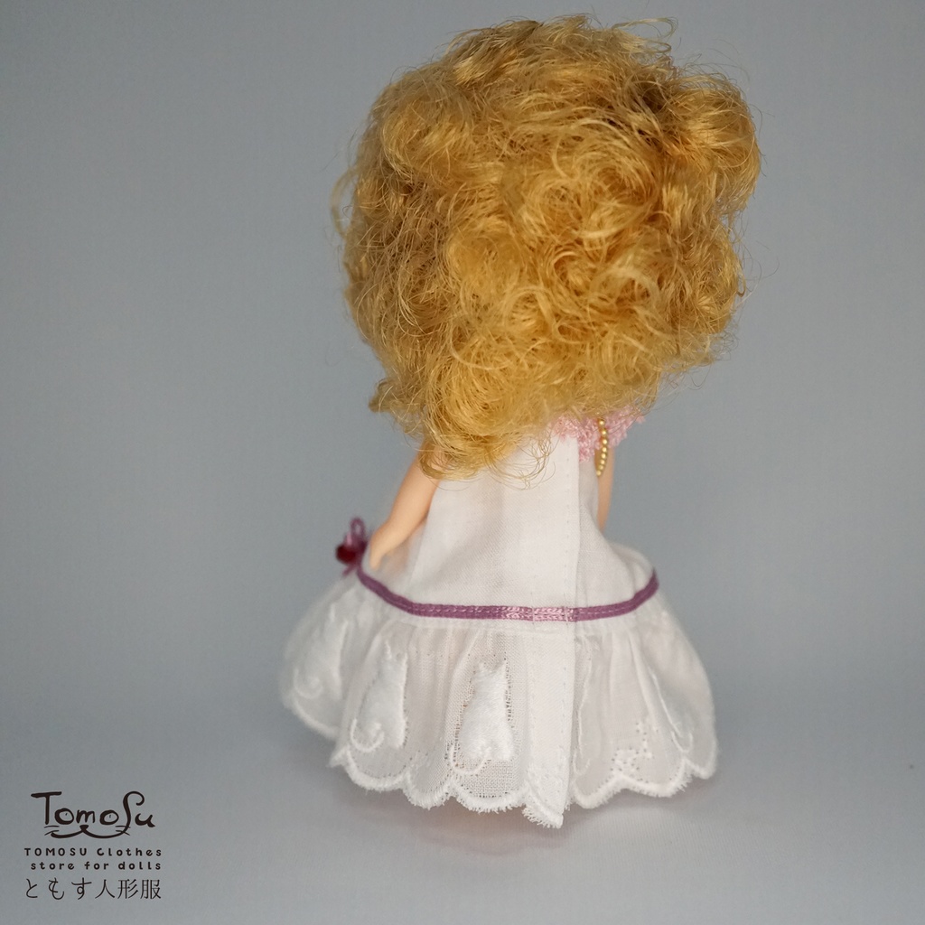 白猫の流れ星ワンピースセット