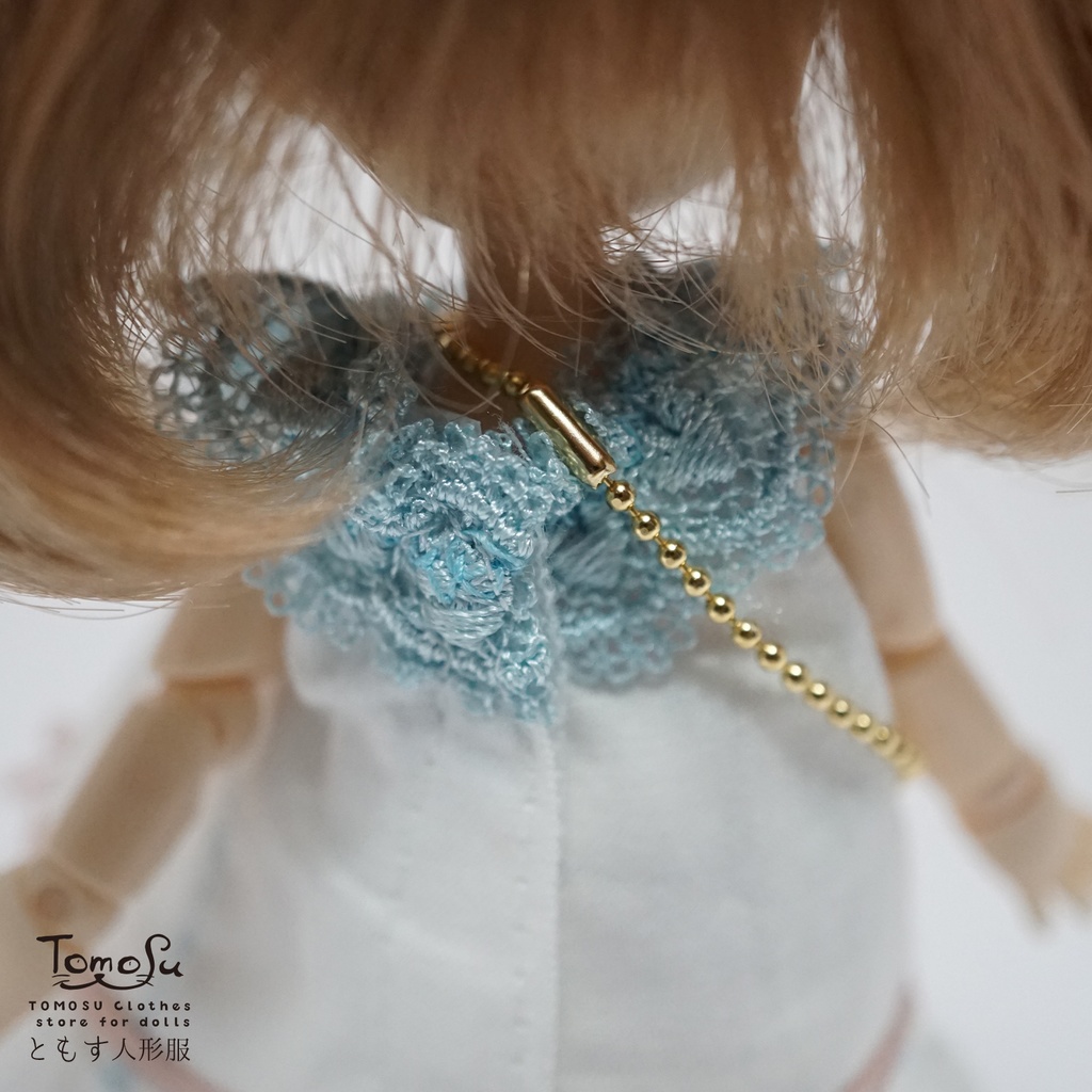 白猫の流れ星ワンピースセット