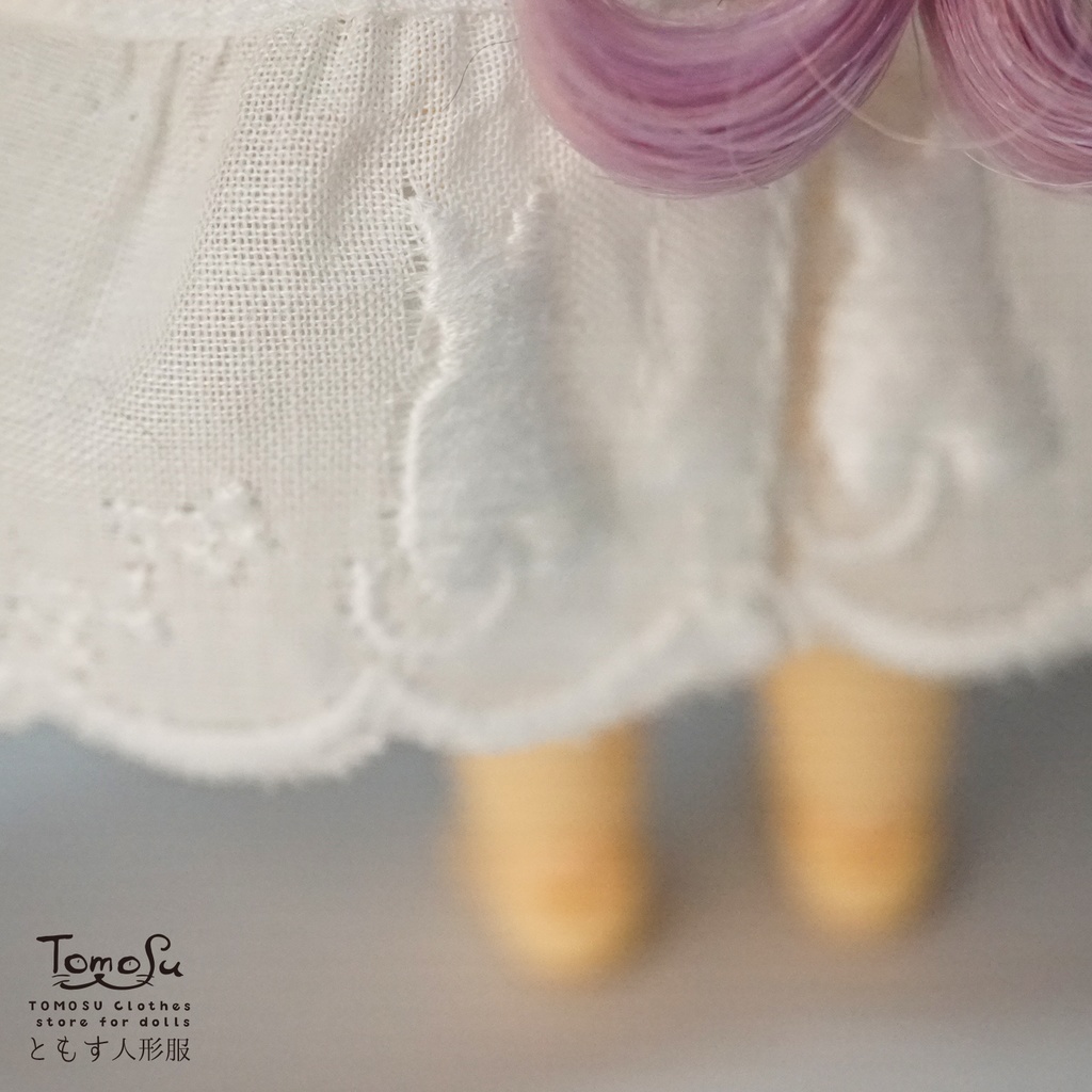 白猫の流れ星ワンピースセット