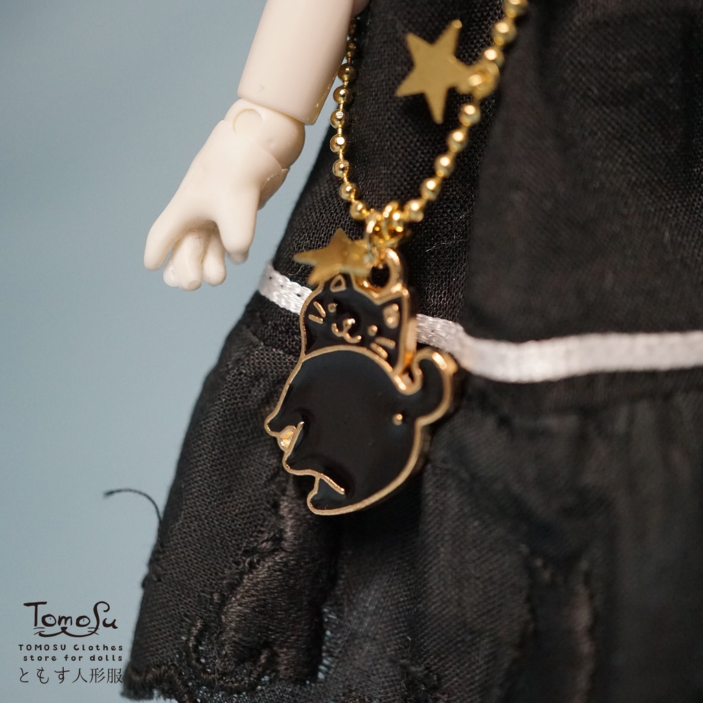 黒猫の流れ星ワンピース