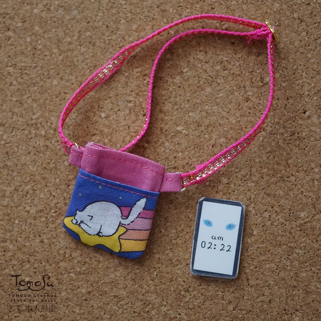 【ガチャ】ミニチュアスマホポーチandスマホ マスコット