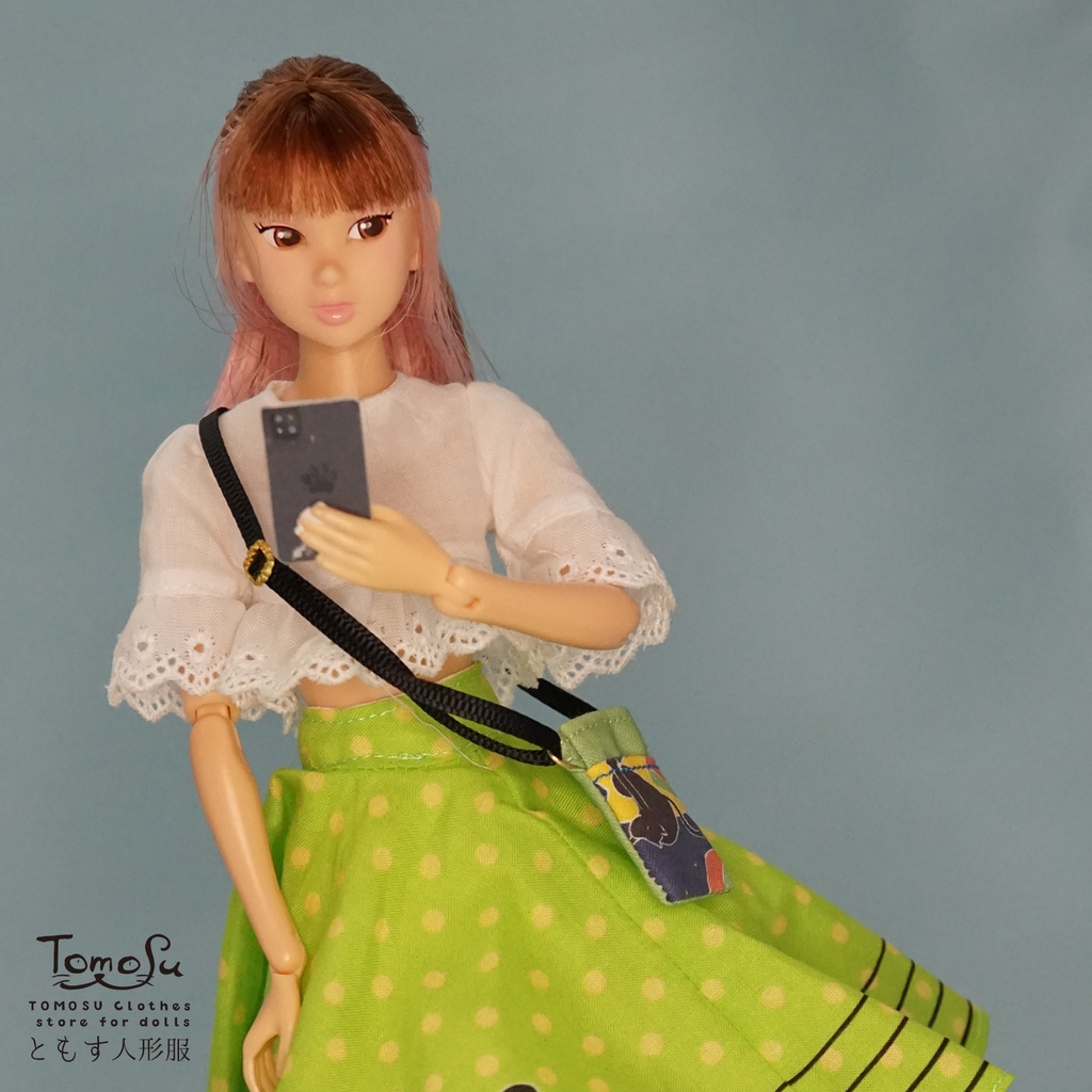 【ガチャ】ミニチュアスマホポーチandスマホ マスコット