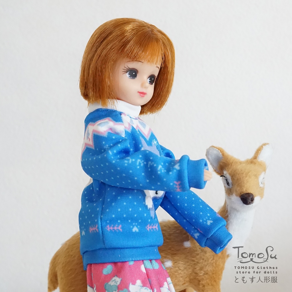 27cm向けダサセーター風トップス