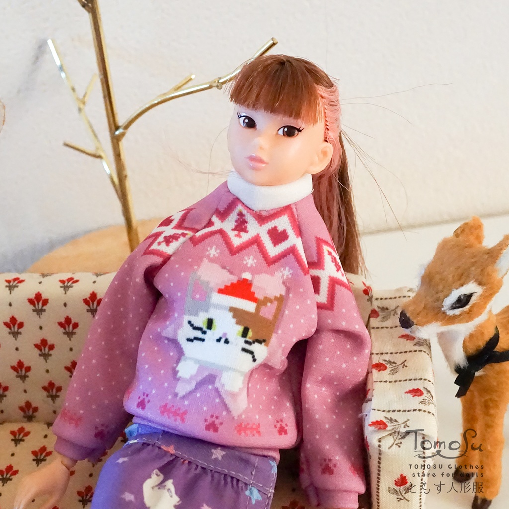 27cm向けダサセーター風トップス