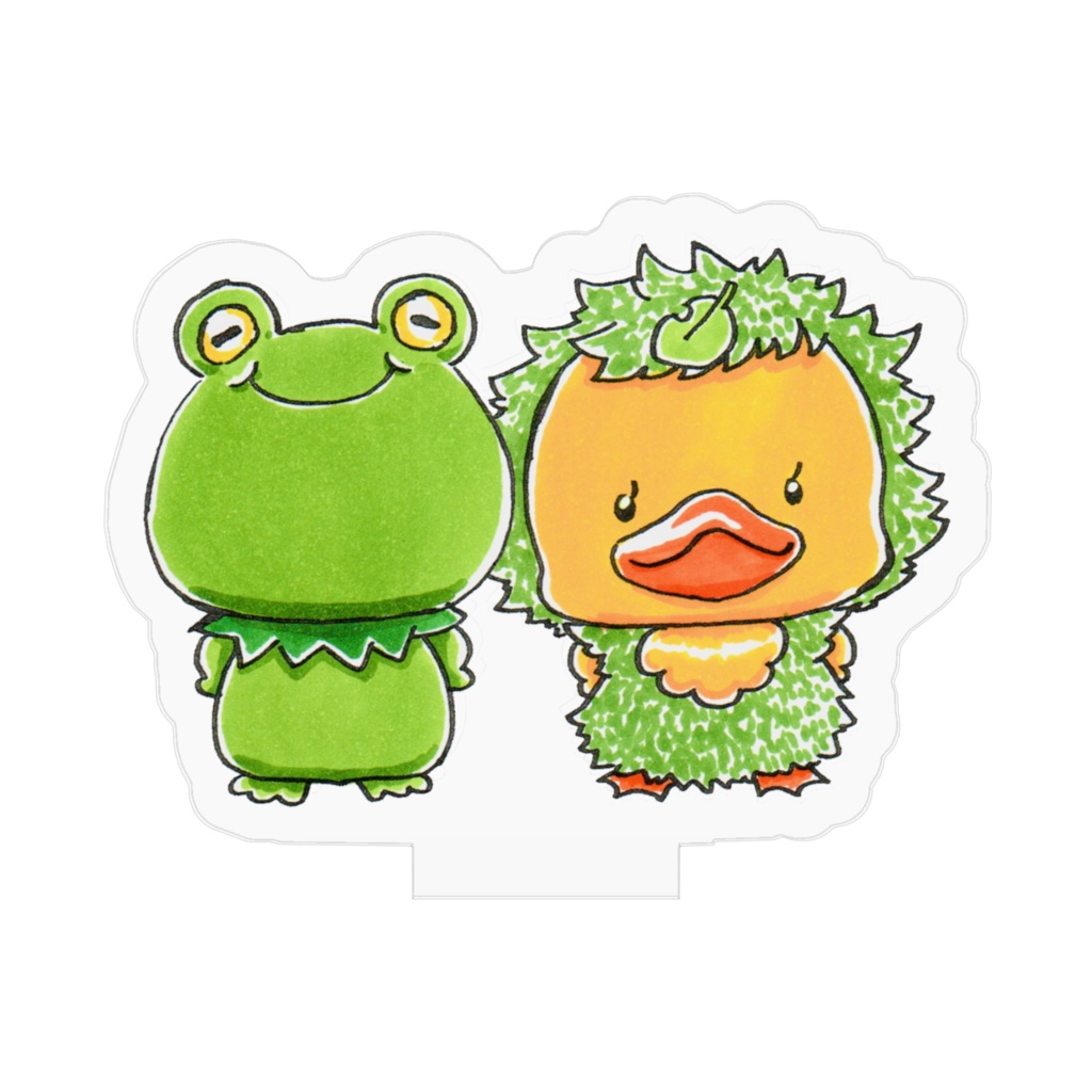 ケロタンガーコΔ奮闘記 ケロガコお顔側 アクリルフィギュア