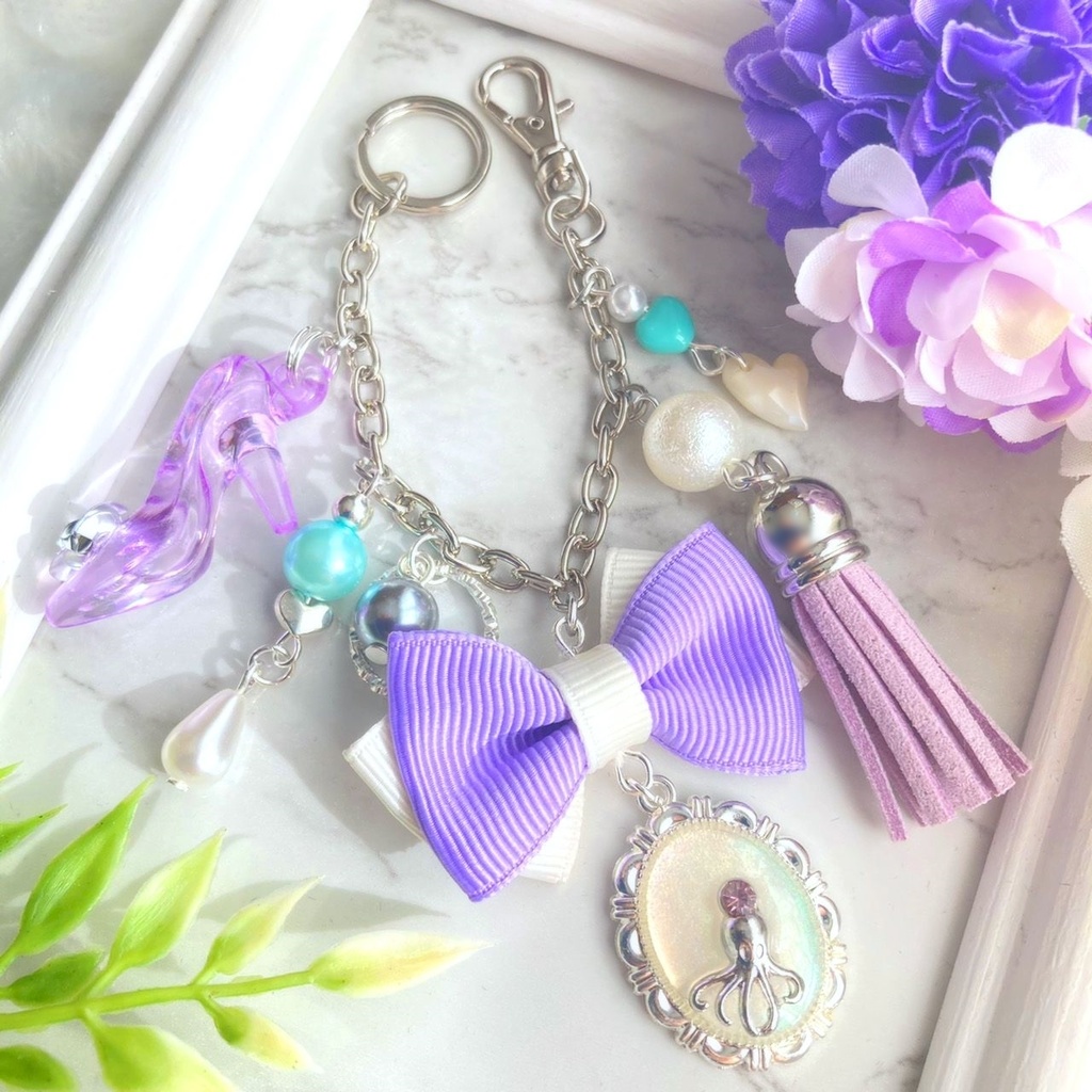 ツイステ/オクタヴィネル寮アズールイメージ*バッグチャーム