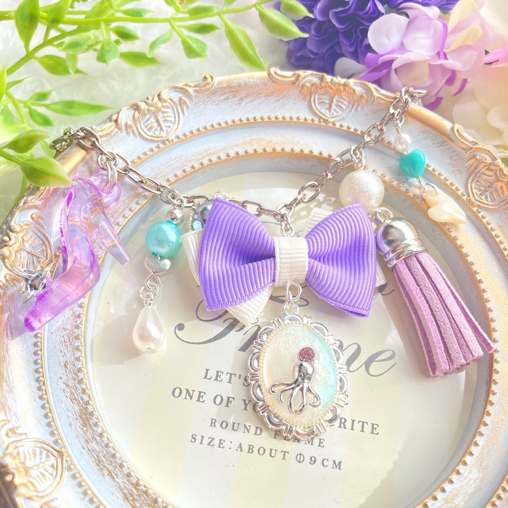 ツイステ/オクタヴィネル寮アズールイメージ*バッグチャーム