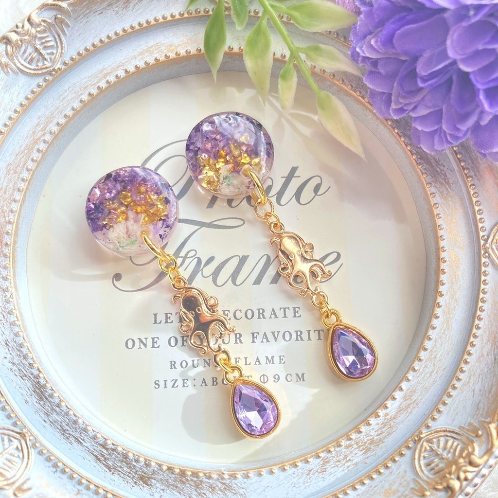 twst/アズールイメージ*レジンピアス