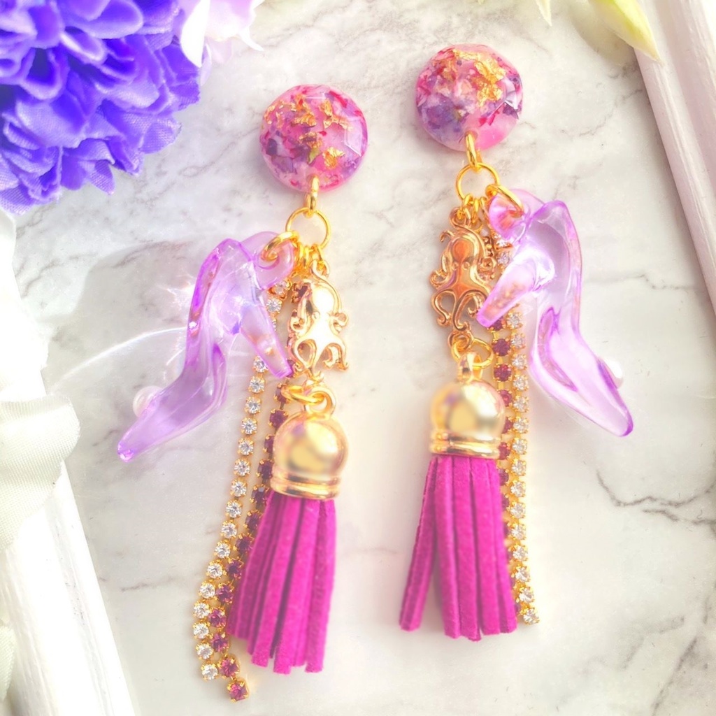 twst/アズールイメージ*ジャラジャラゴージャスピアス