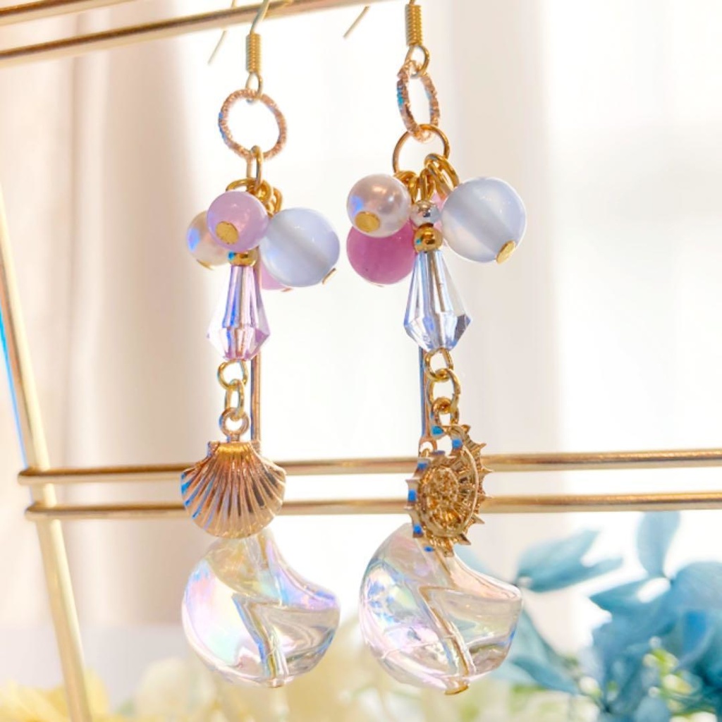 ツイステ/オクタヴィネル寮イメージピアス*イヤリング