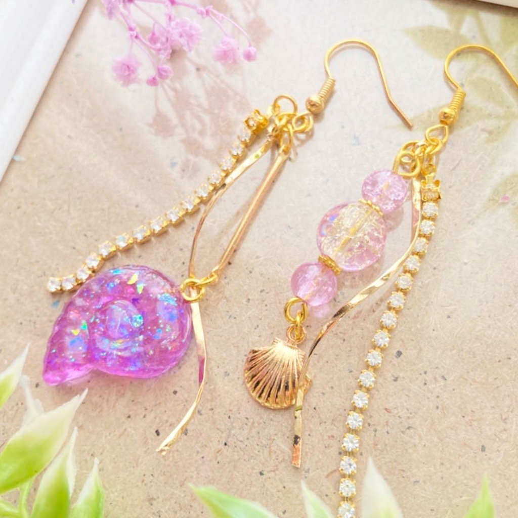 ツイステ/オクタヴィネル寮イメージピアス＊イヤリング