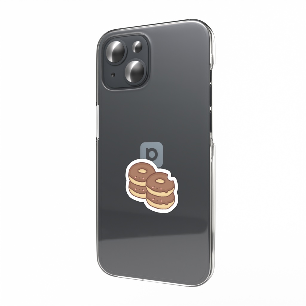 スマホステッカーなかよしどーなつ