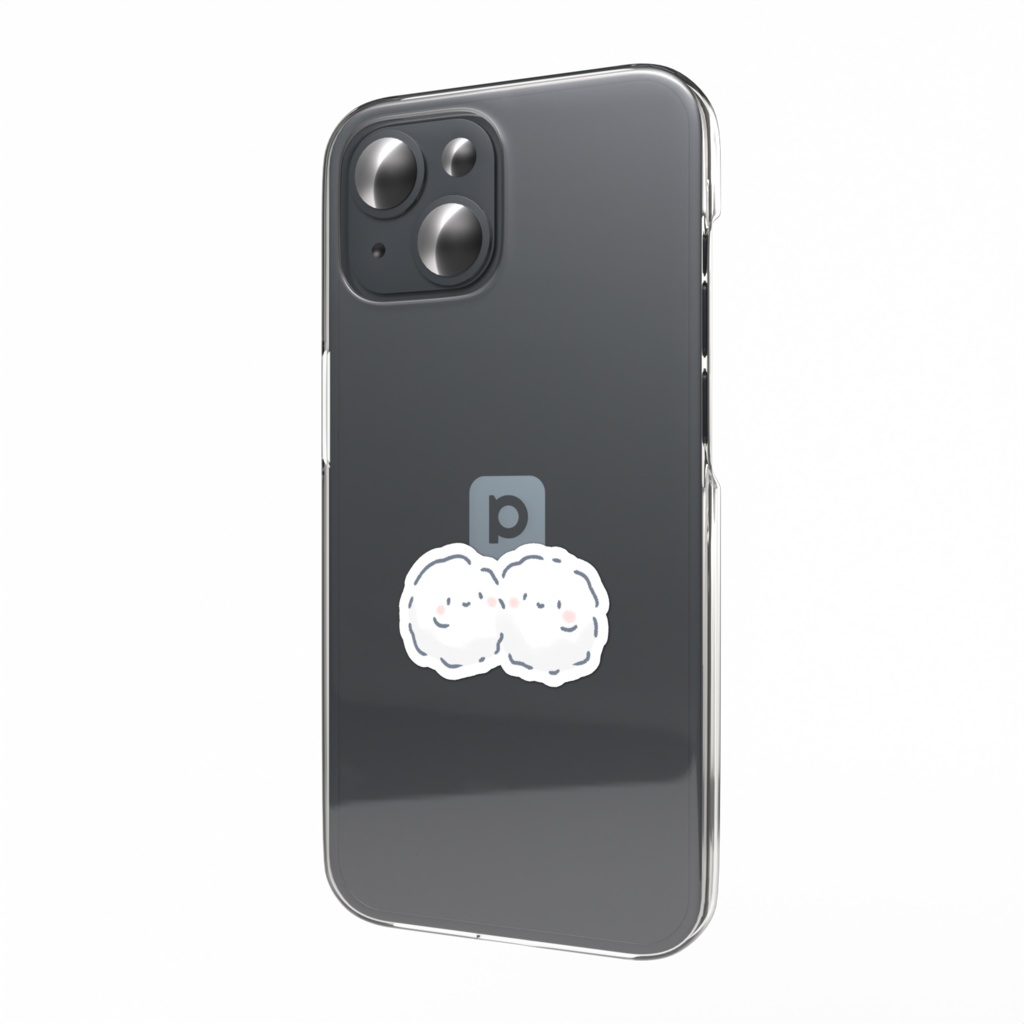 スマホステッカーほこりくんなかよし