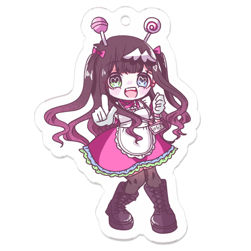 電波少女みなぎちゃん アクリルキーホルダー【サイズ2種類】