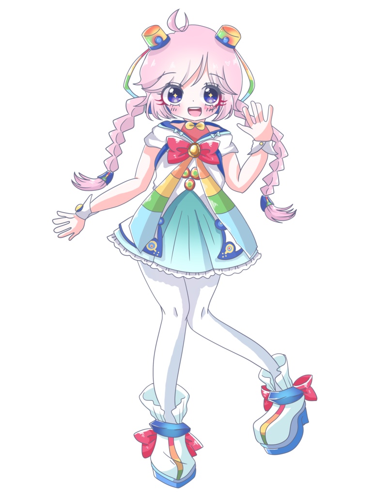 Rana表情差分付きpsd立ち絵ファイル(電波少女みなぎちゃん式)