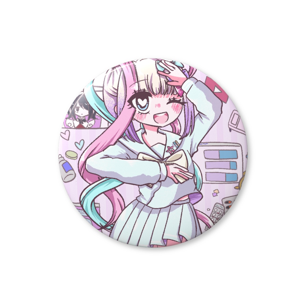 超てんちゃん "Data0" 缶バッジ 【NEEDY GIRL OVERDOSE】【ニディガ】