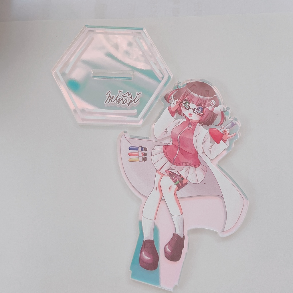 花夜みなぎ 75mm キービジュアル オーロラアクリルスタンド【VTuberデビュー記念グッズ】【初版限定品】