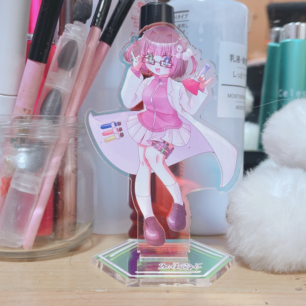 花夜みなぎ 75mm キービジュアル オーロラアクリルスタンド【VTuberデビュー記念グッズ】【初版限定品】