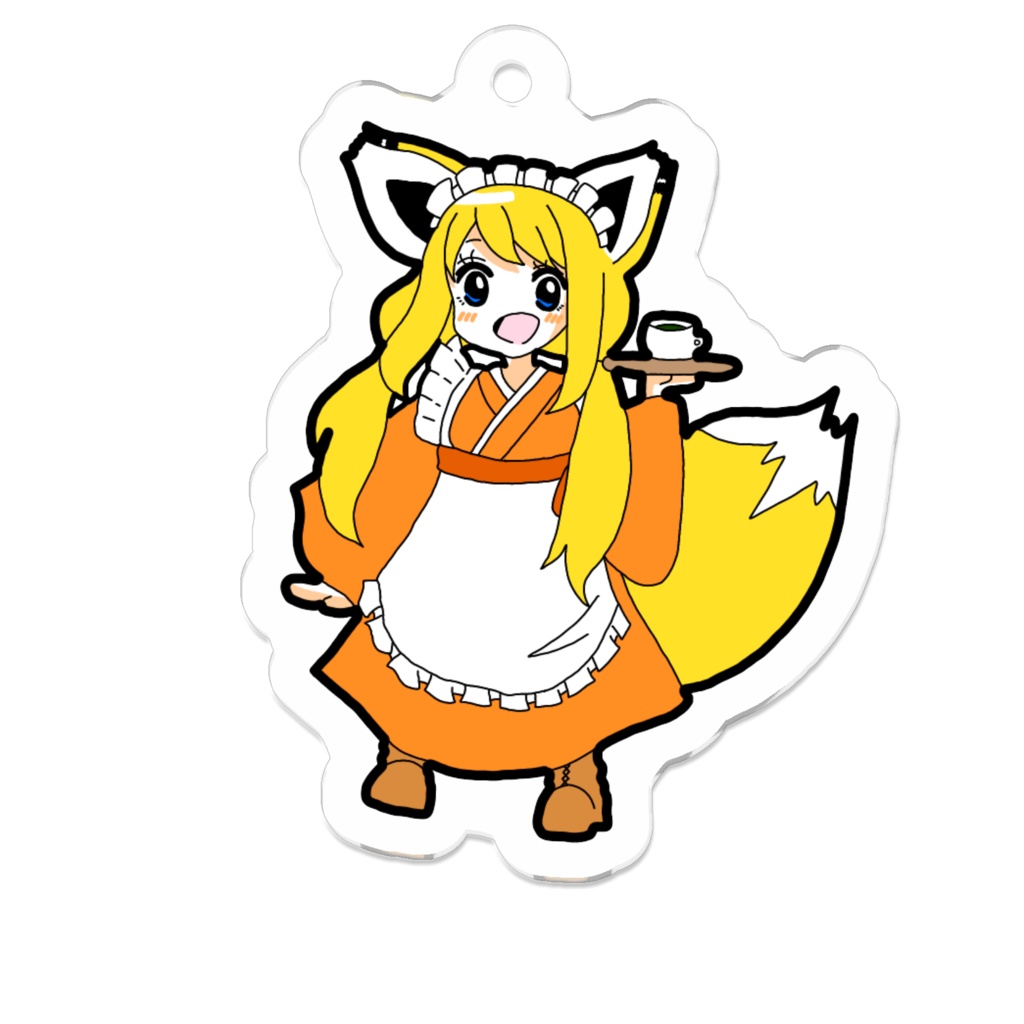 ツインテ和メイドかりん