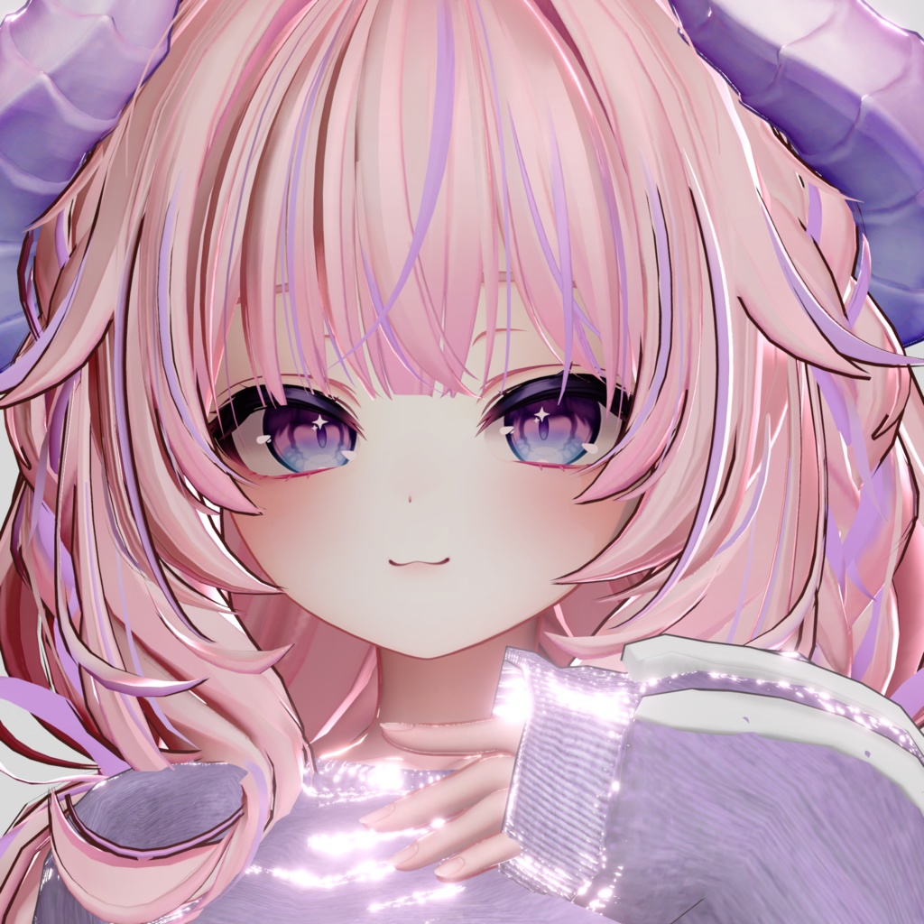 【12アバター対応 VRC Hair】 ふわりんツインテール