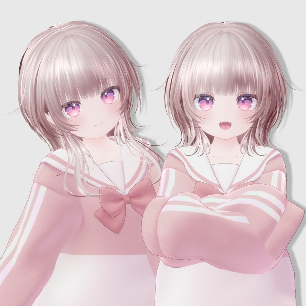 【14アバター対応 VRC Hair】Shade Wolf